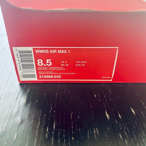 Womens Nike Air Max 1 “Habanero” - Picture 7 of 7